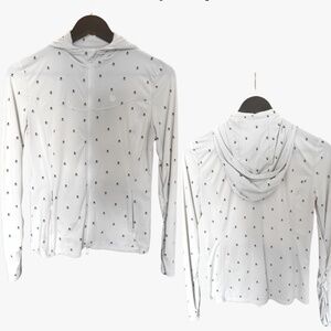 G/FORE hooded skull full zip hoodie